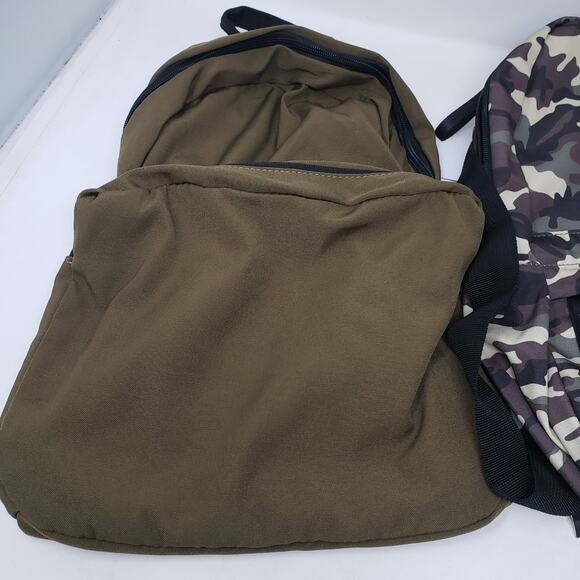 NEW! Kendall & Kylie Backpack Set of 2 Brown Camo